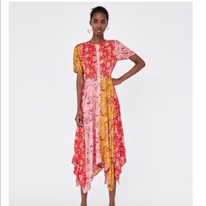 Long patchwork dress